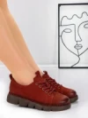 Pantofi Casual Dama din piele naturala 556 RED | FORMATIONE