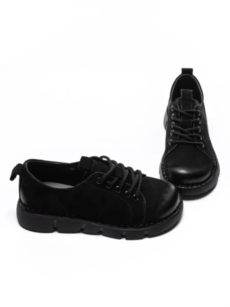 Pantofi Casual Dama din piele naturala 556 BLACK | FORMATIONE
