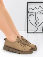 Pantofi Casual Dama din piele naturala 556 APRICOT | FORMATIONE