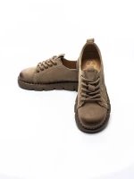 Pantofi Casual Dama din piele naturala 556 APRICOT | FORMATIONE