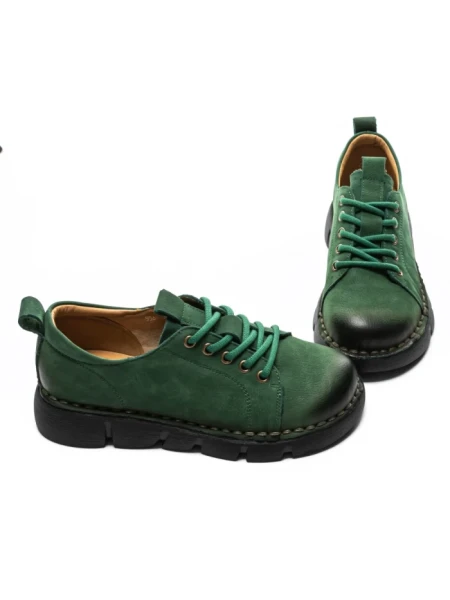Pantofi Casual Dama din piele naturala 556 GREEN | FORMATIONE