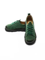 Pantofi Casual Dama din piele naturala 556 GREEN | FORMATIONE
