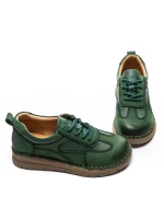 Pantofi Casual Dama din piele naturala 886 GREEN | FRANCO GERARDO