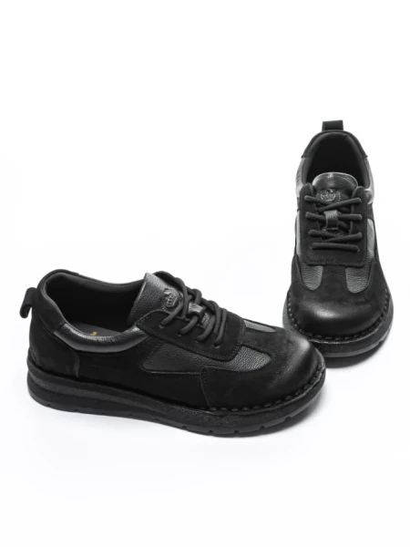 Pantofi Casual Dama din piele naturala 886 BLACK | FRANCO GERARDO