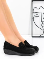 Pantofi Casual Dama din piele naturala 2557 BLACK | FORMATIONE