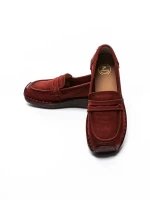 Pantofi Casual Dama din piele naturala 2557 RED | FORMATIONE