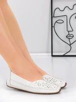 Balerini Dama din piele naturala 5001-1 CREAM | FORMATIONE