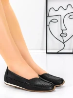 Balerini Dama din piele naturala 5001-1 BLACK | FORMATIONE