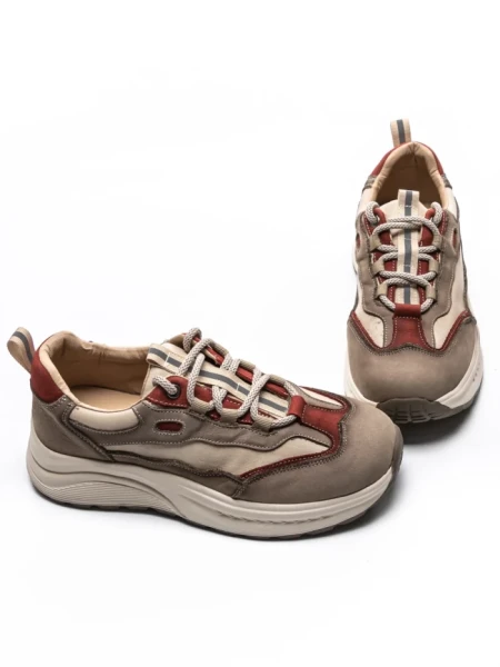 Pantofi Sport Dama din piele naturala 773 RED | FRANCO GERARDO