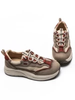 Pantofi Sport Dama din piele naturala 773 RED | FRANCO GERARDO