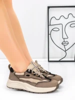 Pantofi Sport Dama din piele naturala 773 BLACK | FRANCO GERARDO