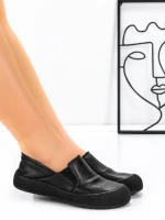 Pantofi Casual Dama din piele naturala 665 BLACK | ADVANCER