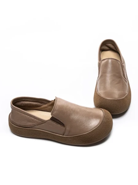 Pantofi Casual Dama din piele naturala 665 APRICOT | ADVANCER