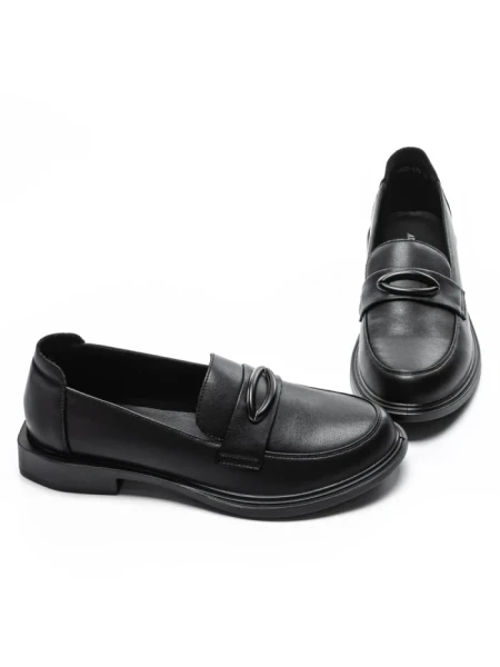 Pantofi Casual Dama din piele naturala 11520-176 BLACK | ADVANCER