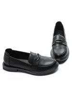 Pantofi Casual Dama din piele naturala 11520-176 BLACK | ADVANCER