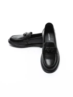 Pantofi Casual Dama din piele naturala 11520-120 BLACK | ADVANCER