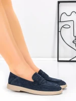 Pantofi Casual Dama din piele naturala 81980-2 DARK BLUE | ADVANCER