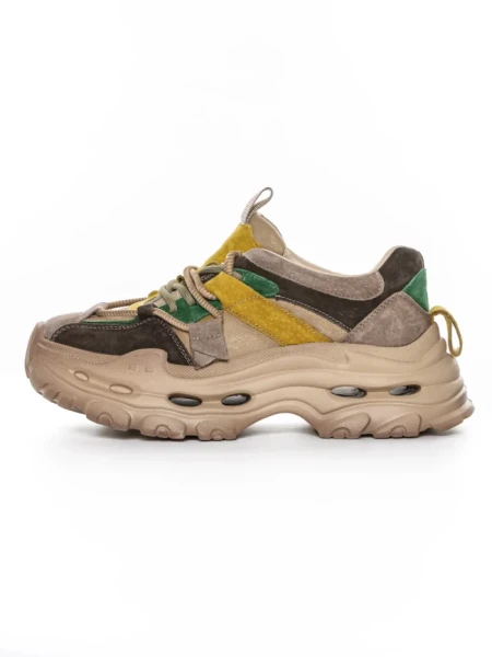 Pantofi Sport Dama din piele naturala HY2986 APRICOT-YELLOW | FRANCO GERARDO