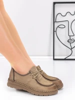 Pantofi Casual Dama din piele naturala 8887 Piersica |... » Pantoful.Ro