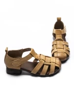 Sandale Dama din piele naturala 7983 YELLOW | ADVANCER