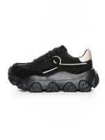 Pantofi Sport Dama din piele naturala 9802 BLACK | FRANCO GERARDO