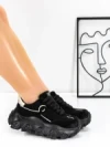 Pantofi Sport Dama din piele naturala 9802 BLACK | FRANCO GERARDO