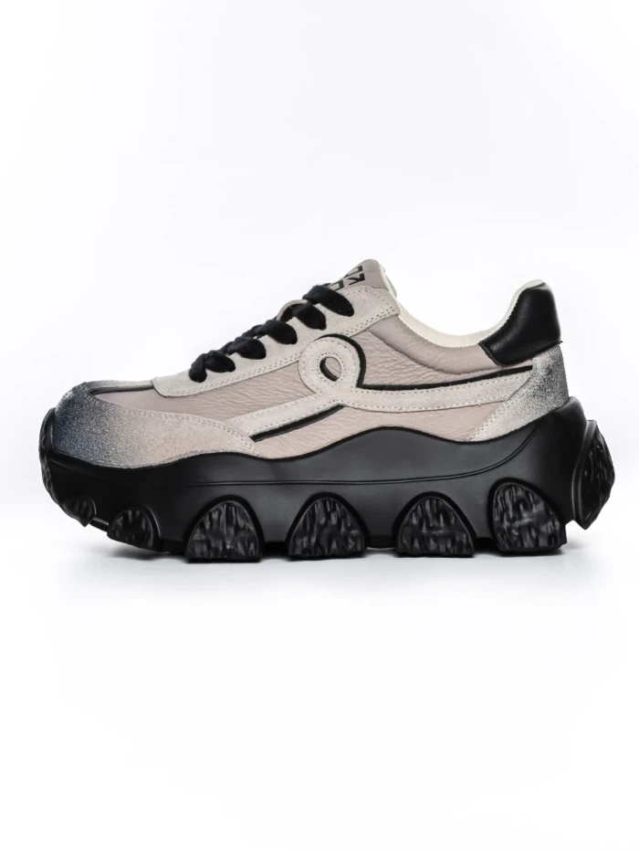 Pantofi Sport Dama din piele naturala 9802 GREY | FRANCO GERARDO