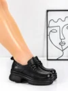 Pantofi Casual Dama din piele naturala 10829 BLACK | FORMAZIONE