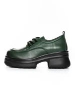 Pantofi Casual Dama din piele naturala 10829 GREEN | FORMAZIONE