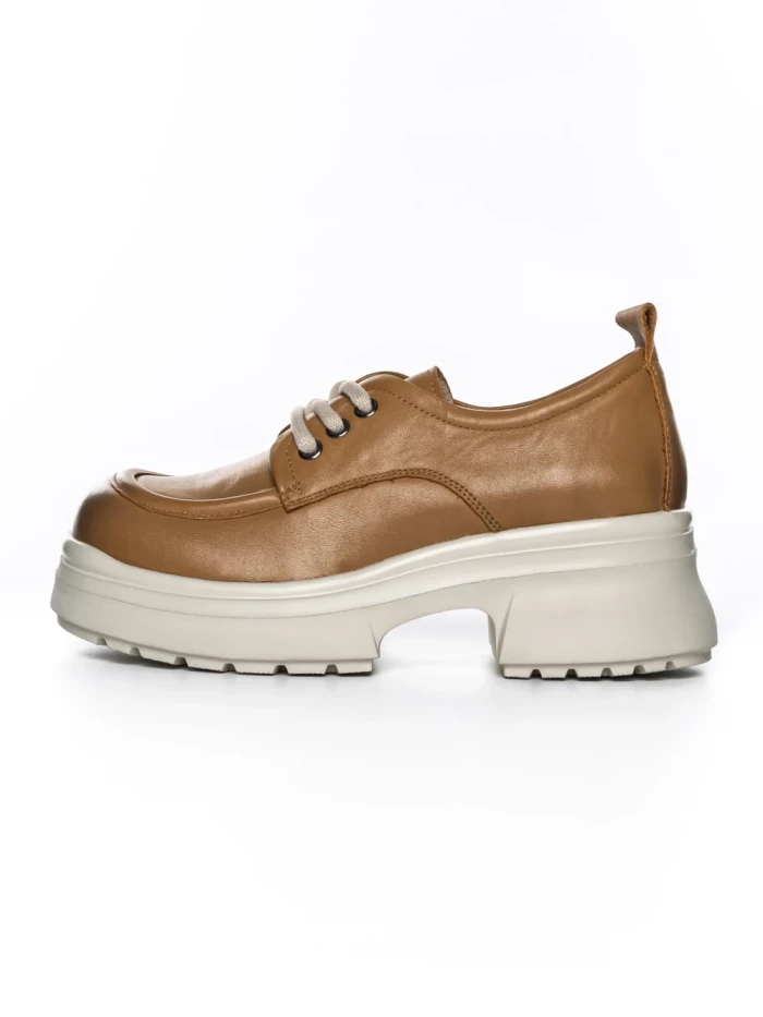 Pantofi Casual Dama din piele naturala 10829 YELLOW | FORMAZIONE