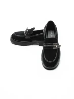 Pantofi Casual Dama din piele naturala 8991F BLACK | ADVANCER