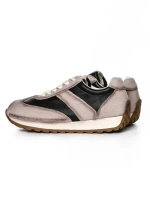 Pantofi Sport Dama din piele naturala KM9218 BLACK-CREAM | ADVANCER