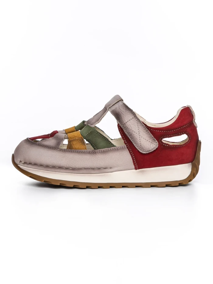 Pantofi Sport Dama din piele naturala KM9207 RED | ADVANCER