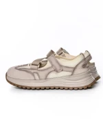 Pantofi Sport Dama din piele naturala KM3906 CREAM | ADVANCER