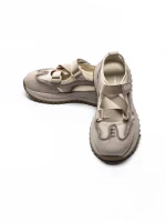 Pantofi Sport Dama din piele naturala KM3906 CREAM | ADVANCER