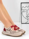 Pantofi Sport Dama din piele naturala KM3906 RED | ADVANCER