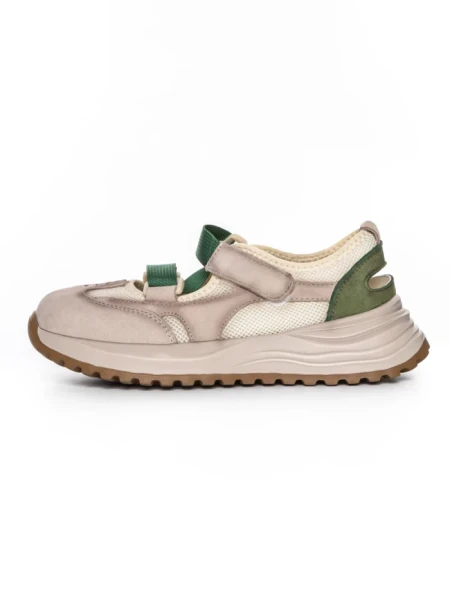 Pantofi Sport Dama din piele naturala KM3906 GREEN | ADVANCER