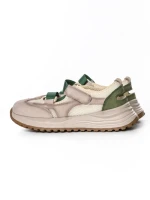 Pantofi Sport Dama din piele naturala KM3906 GREEN | ADVANCER