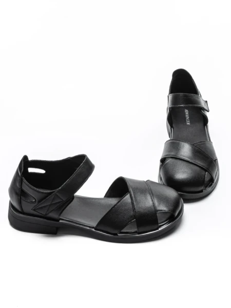 Sandale Dama din piele naturala 9305-90 BLACK | ADVANCER