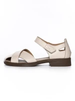 Sandale Dama din piele naturala 9305-90 CREAM | ADVANCER