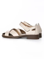 Sandale Dama din piele naturala 9305-90 CREAM | ADVANCER