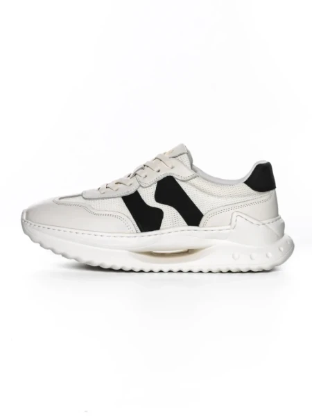 Pantofi Sport Barbati din piele naturala 69025 BLACK | ADVANCER