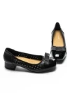 Pantofi cu toc din piele naturala 25876-13 BLACK | ADVANCER