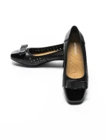 Pantofi cu toc din piele naturala 25876-13 BLACK | ADVANCER