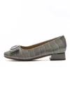 Balerini Dama din piele naturala 2321-90 GREY | ADVANCER