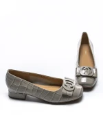 Balerini Dama din piele naturala 2321-90 GREY | ADVANCER