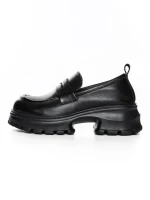 Pantofi Casual Dama din piele naturala 8307 BLACK | ADVANCER