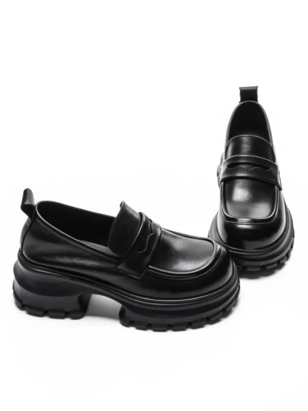 Pantofi Casual Dama din piele naturala 8307 BLACK | ADVANCER