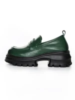 Pantofi Casual Dama din piele naturala 8307 GREEN | ADVANCER