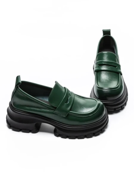 Pantofi Casual Dama din piele naturala 8307 GREEN | ADVANCER